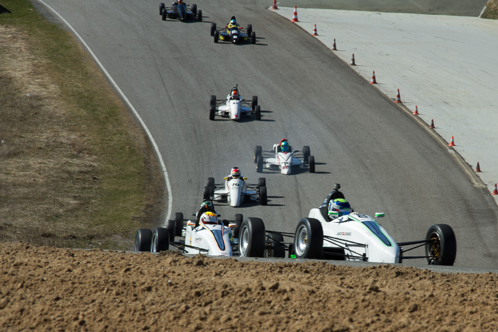 Michael Markussen fører DM i Formel Ford
(Foto: Gripping Media)